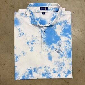 Stitch Men's Performance Golf Polo Pinehurst Golf Course Logo